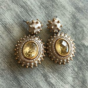 Lauren G. Adams - Yellow stone earrings